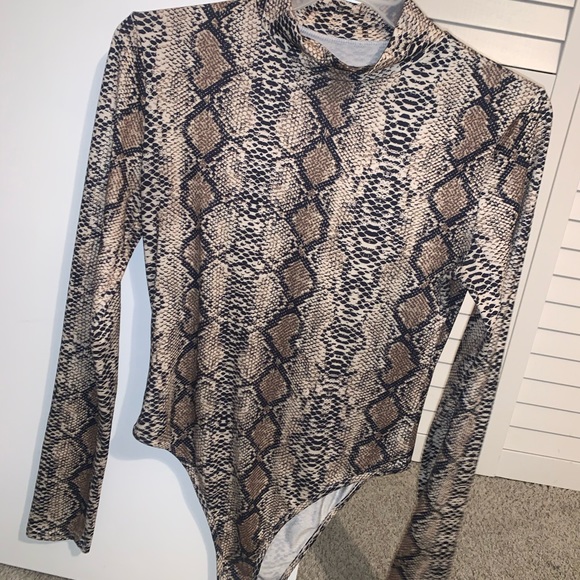 Snakeskin body suit. Size large. Very soft. Minimal wear. - Picture 1 of 1